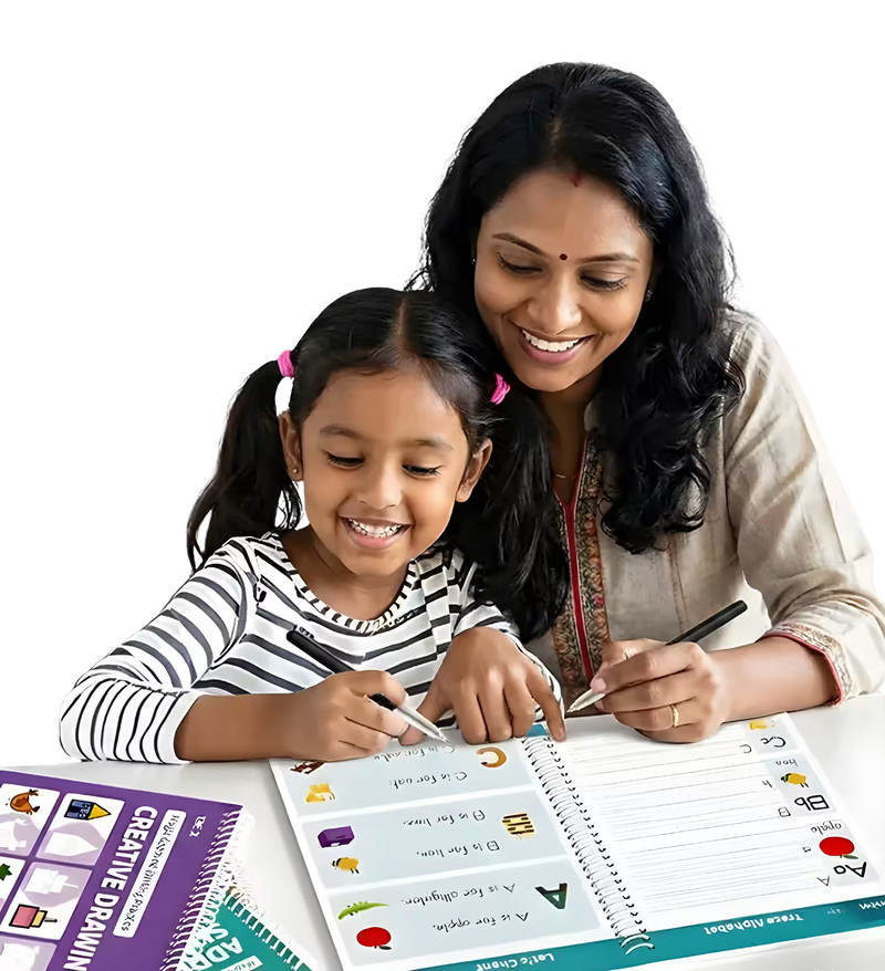 Parent and child learning together