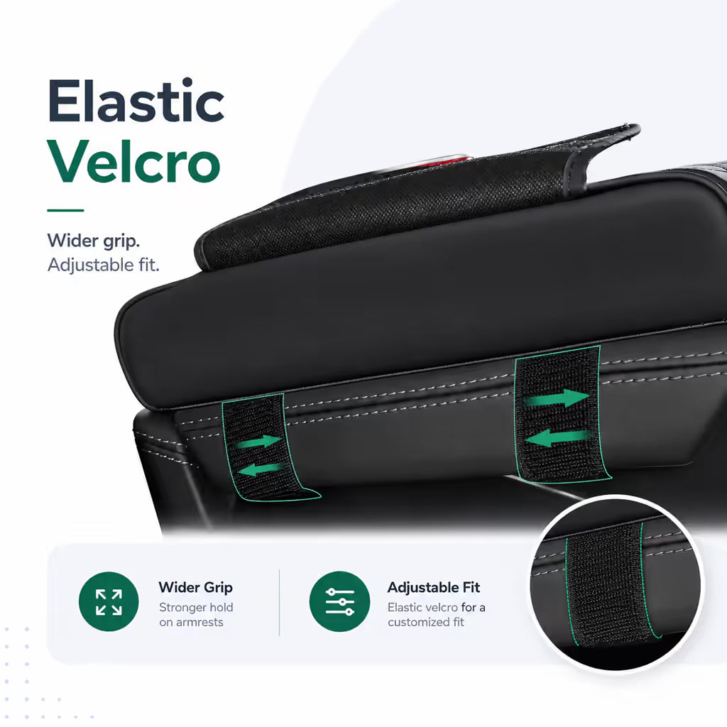 DriveLuxe™ Universal Car Armrest Cushion and Console Organizer