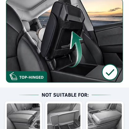 DriveLuxe™ Universal Car Armrest Cushion and Console Organizer