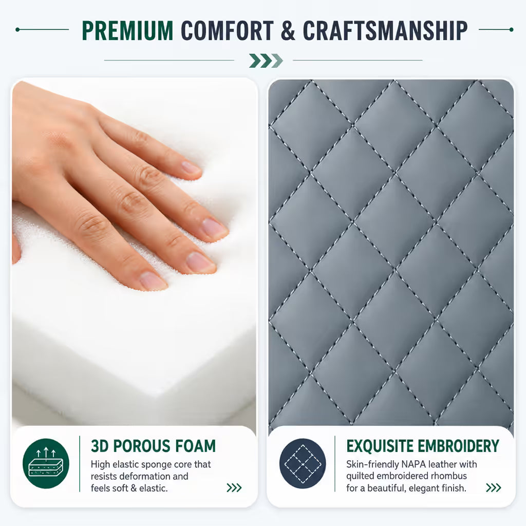 DriveLuxe™ Universal Car Armrest Cushion and Console Organizer