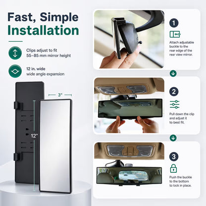 ClearSight™ Wide Angle Convex Interior Rearview Mirror